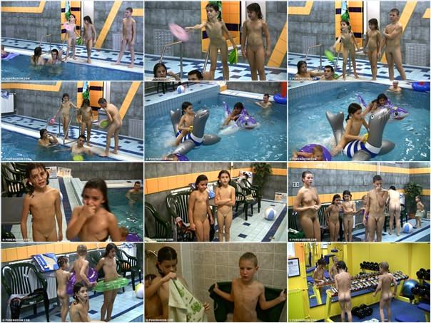 Naturists naked people in the pool video [Naturism Archiv]