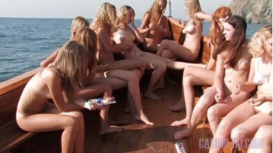 Candid HD: Nudist Boat Cruise Full HD video - Nudism and naturism are closer to natural harmony