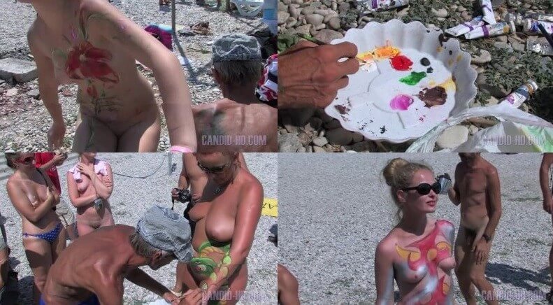 Body Art Festival 2008 Part 1 - Values trust and friendliness among naked people