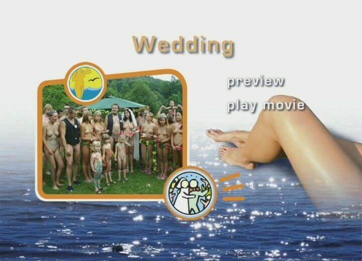 A wedding in a nudist collective - Living together in nature is a hallmark of nudists