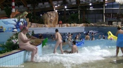 Aqua Extravaganza 4 - It is a path to inner freedom, achieved through acceptance and openness without clothing