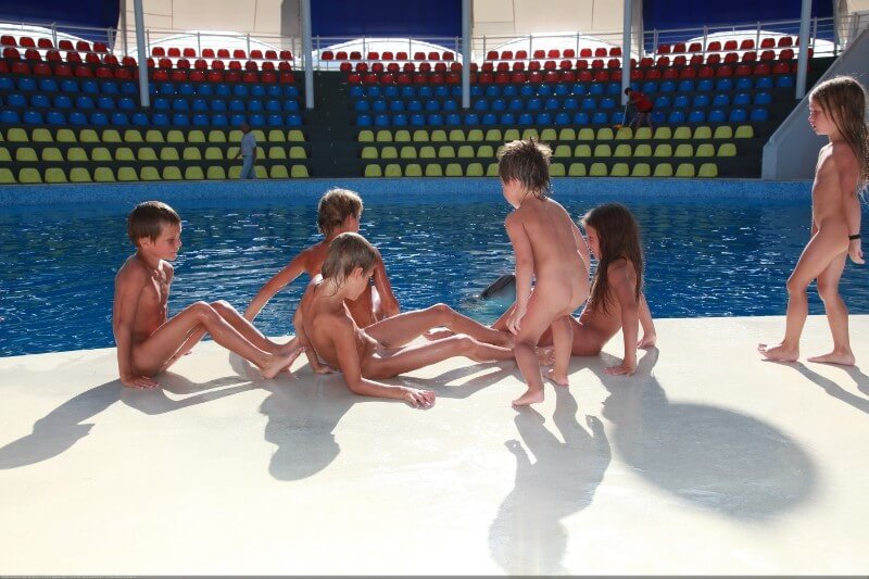 Swimming dolphins photo gallery - We began to practice nudism consciously
