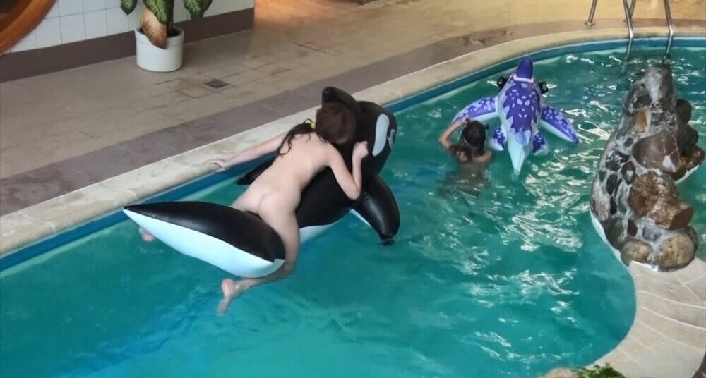 Naturism in the pool Full HD - A Haven for Those Who Wish to Go Naked