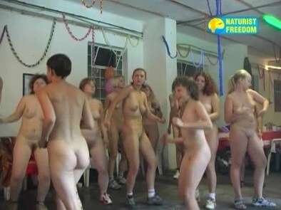 Naturist Freedom: Discotheque in a Cellar - Nudism is an expression of freedom and individuality