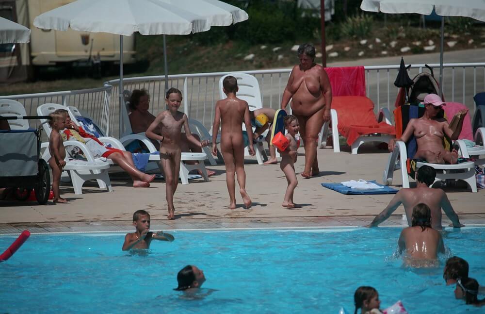 Naturist Afternoon Pool Games pics - Happiness is achieved by embracing naturism and nudism in ones life