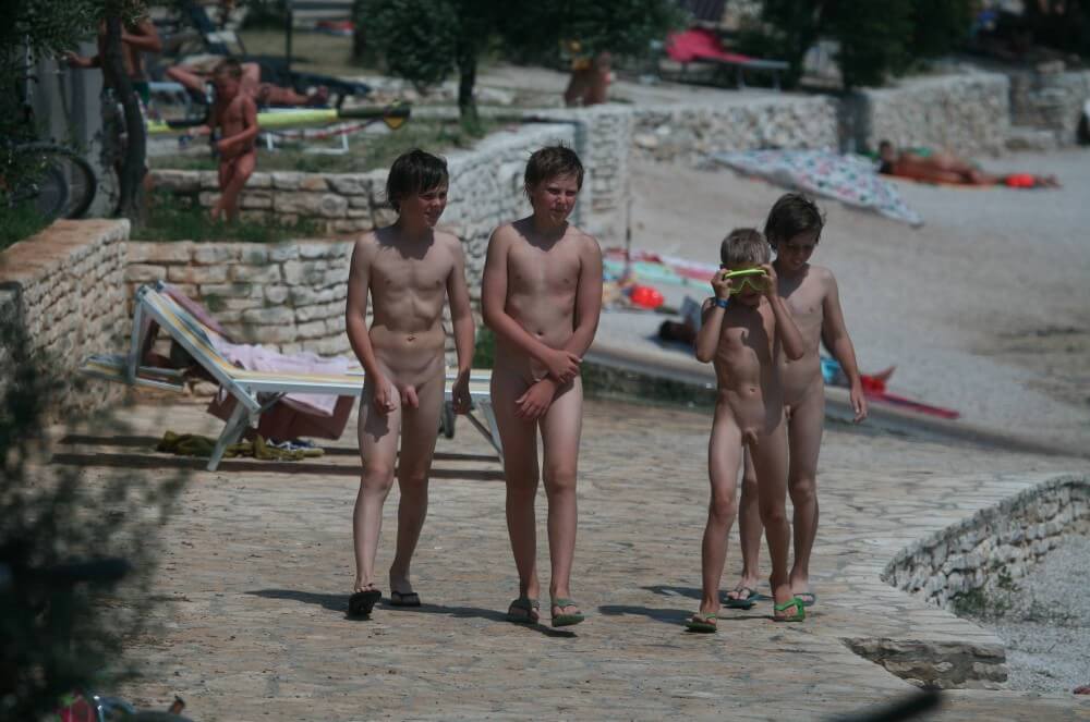 Shore walking nude - The natural beauty of the body is one of the goals of naturism and nudism