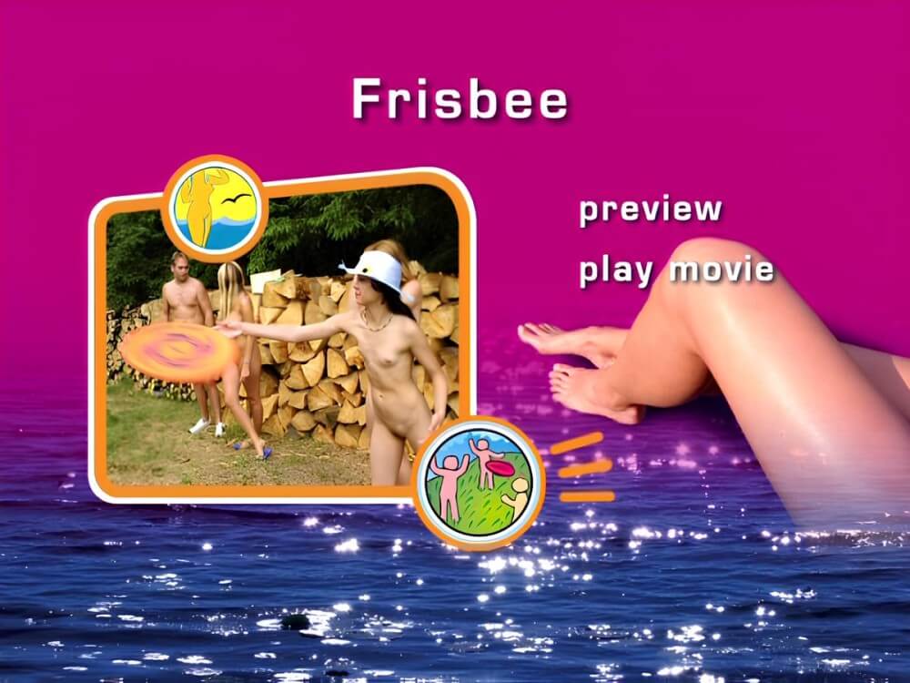 Naturist Freedom - Frisbee DVD - Nudity is an expression of natural beauty