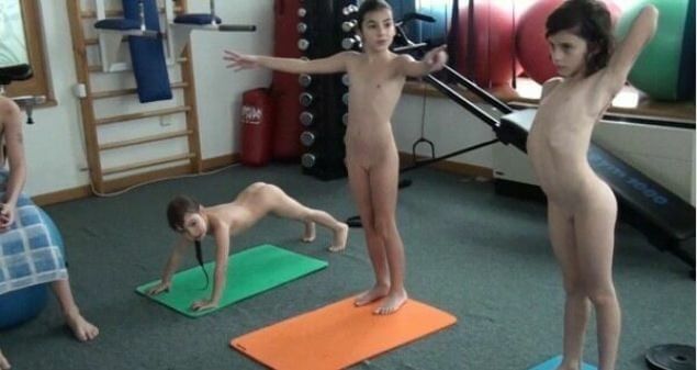 Piano, pool and tennis Full HD - A naked person is asexual among nudists