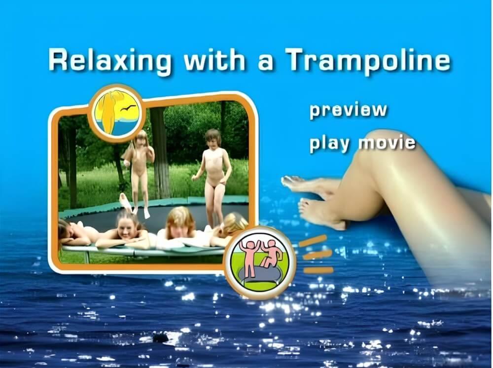Naturist Freedom: Relaxing with a trampoline DVD - Nudism reduces self-consciousness