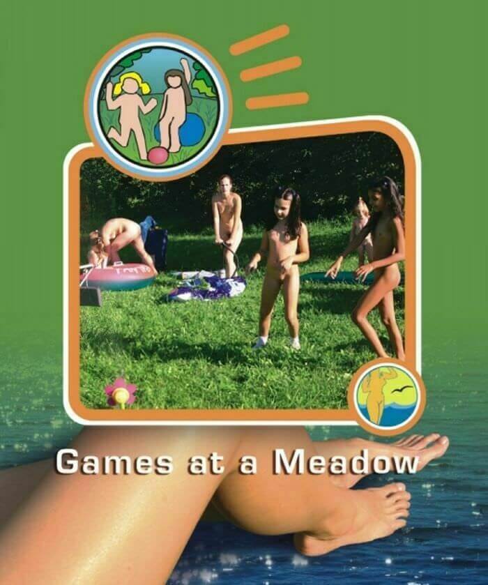 Naturist Freedom: Games at a Meadow - Nudity is an integral part of life in nature