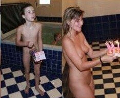 Naturists celebrates birthday photos - Living in harmony and tranquility is the goal of naturists