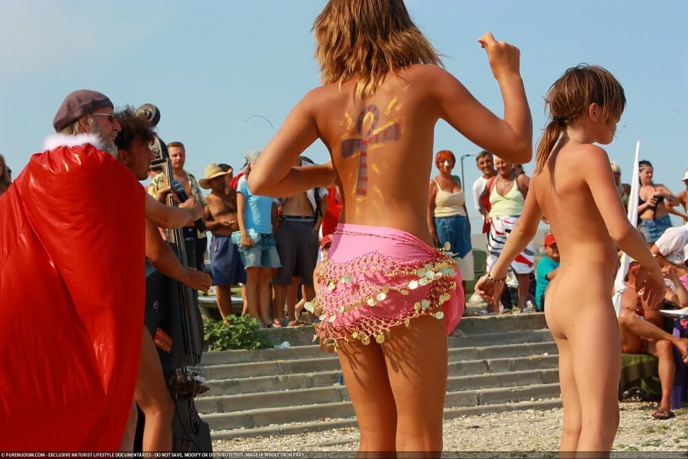 Colorful Carnival Dancing photos - Nudity helps one better understand oneself and ones feelings